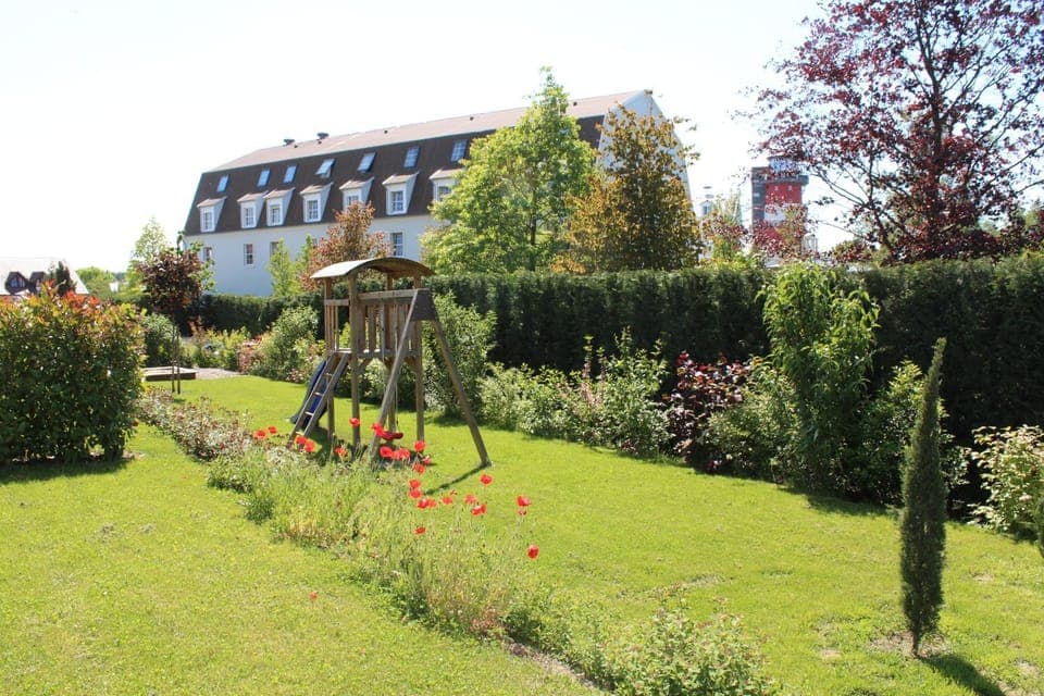 Facade/entrance, Children play ground