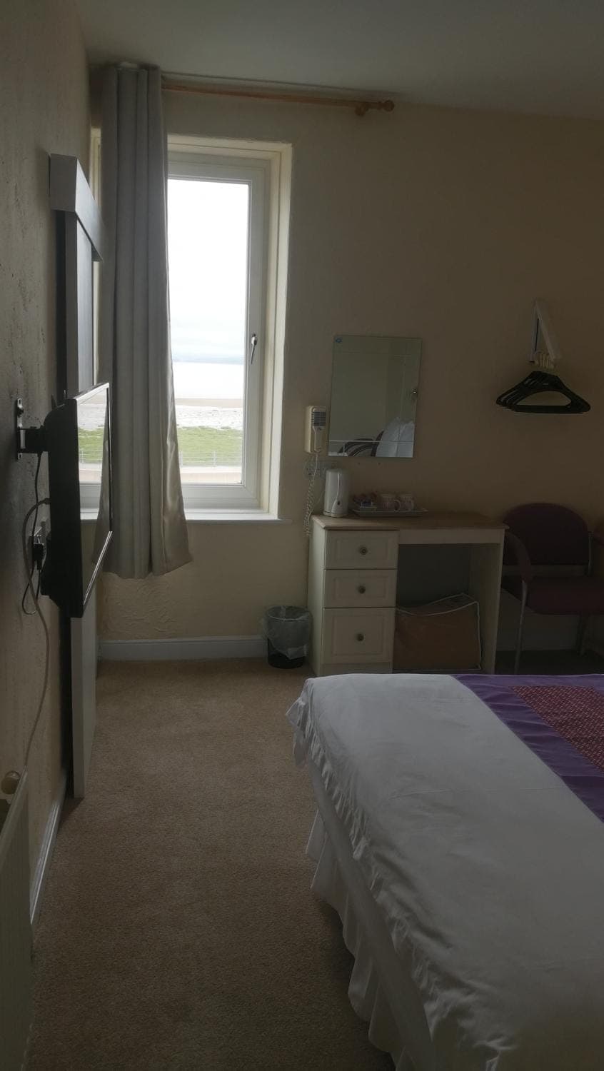 Bed, Bedroom, Sea view