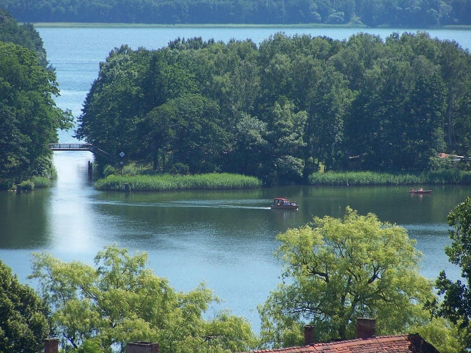 Natural landscape, Lake view