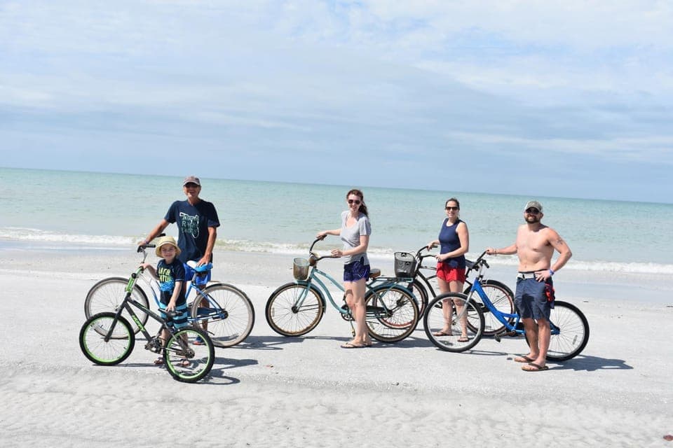 Beach, Cycling