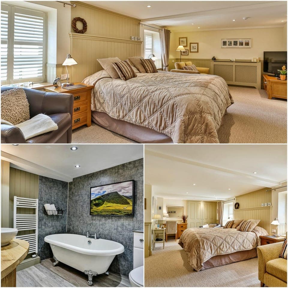 Shower, Toilet, Bed, Bathroom, TV and multimedia, Coffee/tea facilities, Photo of the whole room, Decorative detail, Bedroom