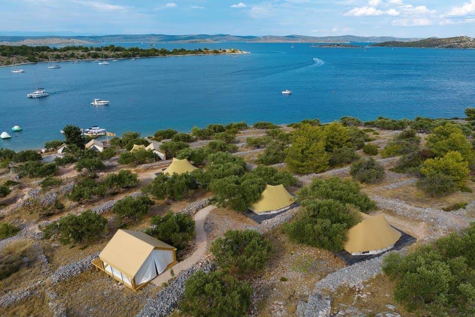 Glamping resort Fešta Kornati Luxury tent in Šibenik-Knin County, Croatia