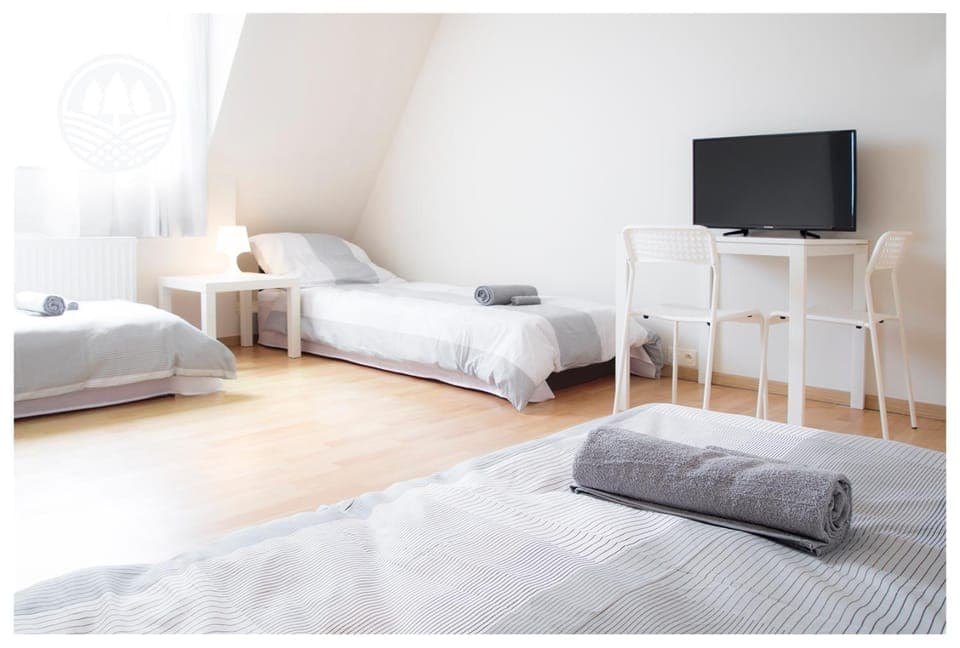 Bed, TV and multimedia, Photo of the whole room