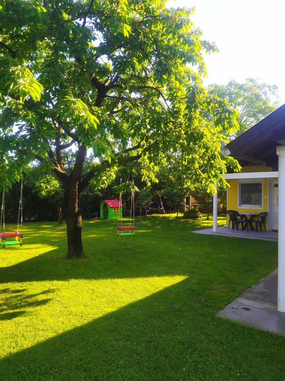 Property building, Garden view