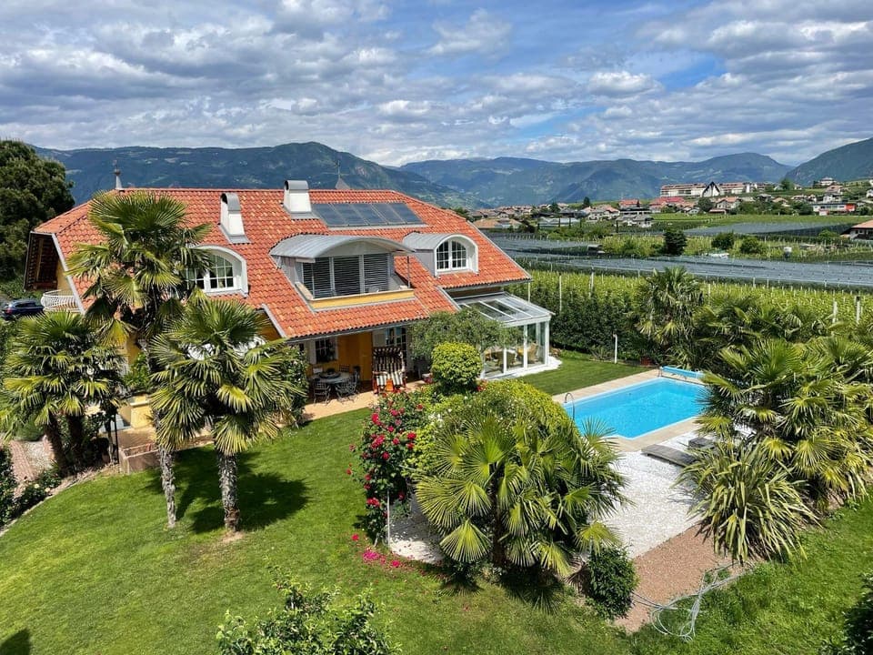 Property building, Bird's eye view, Garden, Garden view