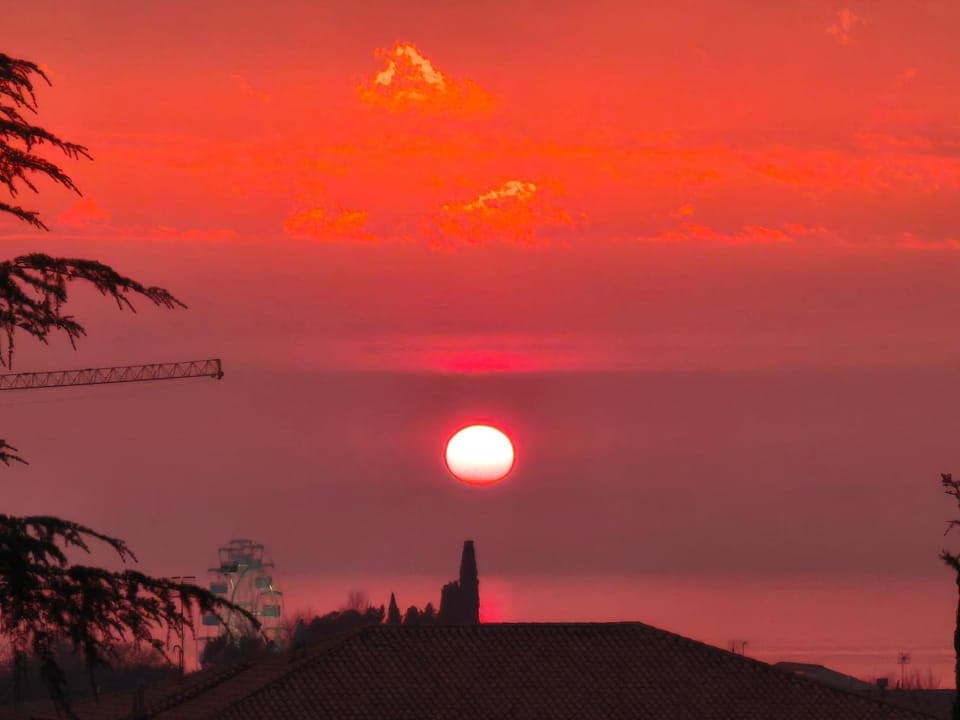 Natural landscape, Bird's eye view, View (from property/room), Balcony/Terrace, Evening entertainment, On site, Lake view, Seasons, Sunset