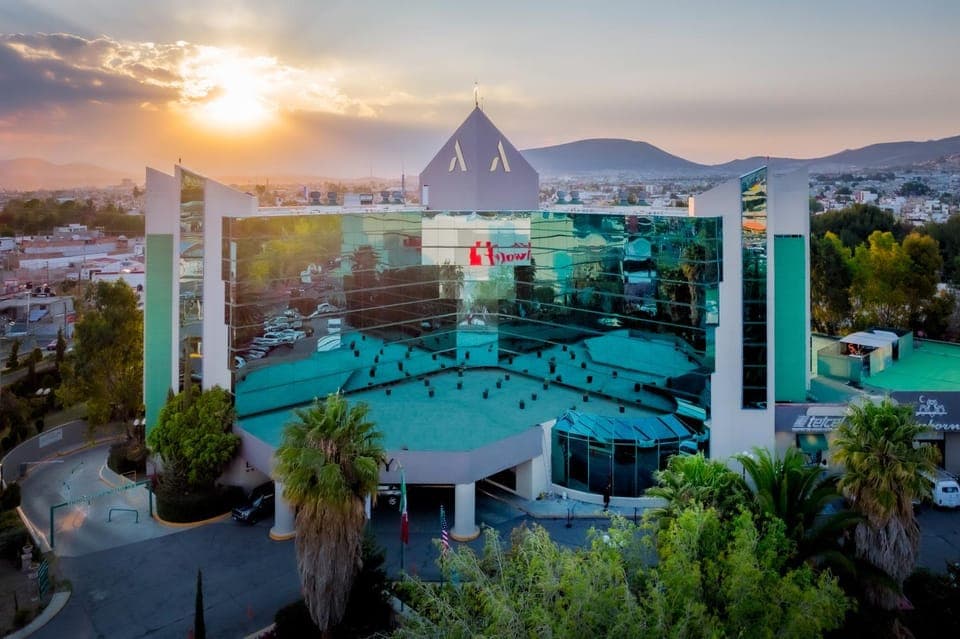 Property building, Sunset