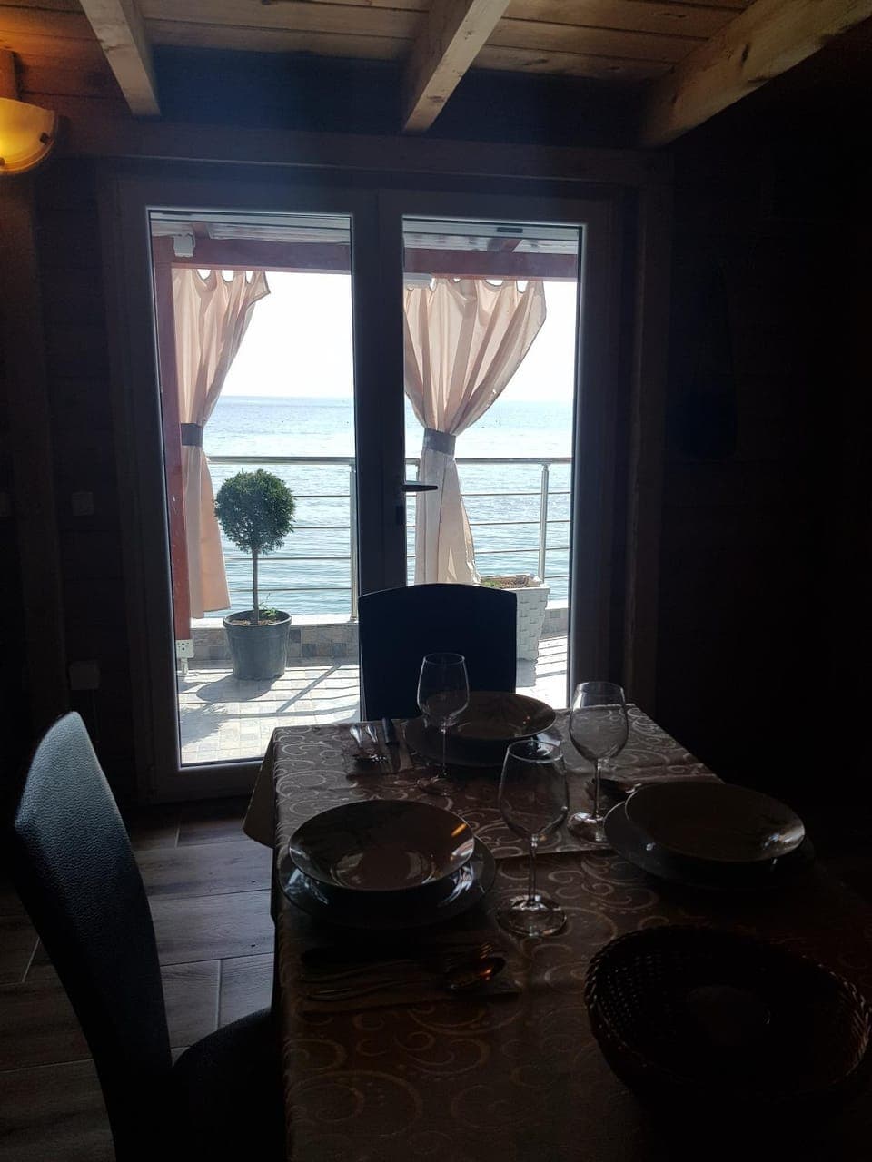 Dining area, Sea view