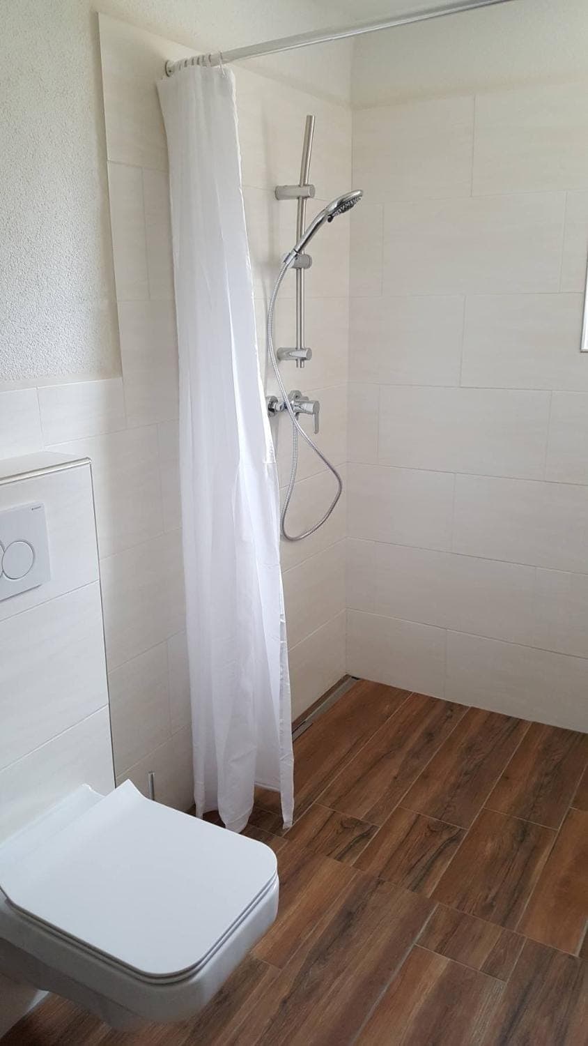 Bathroom, Living room