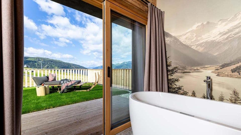 Garden view, Mountain view