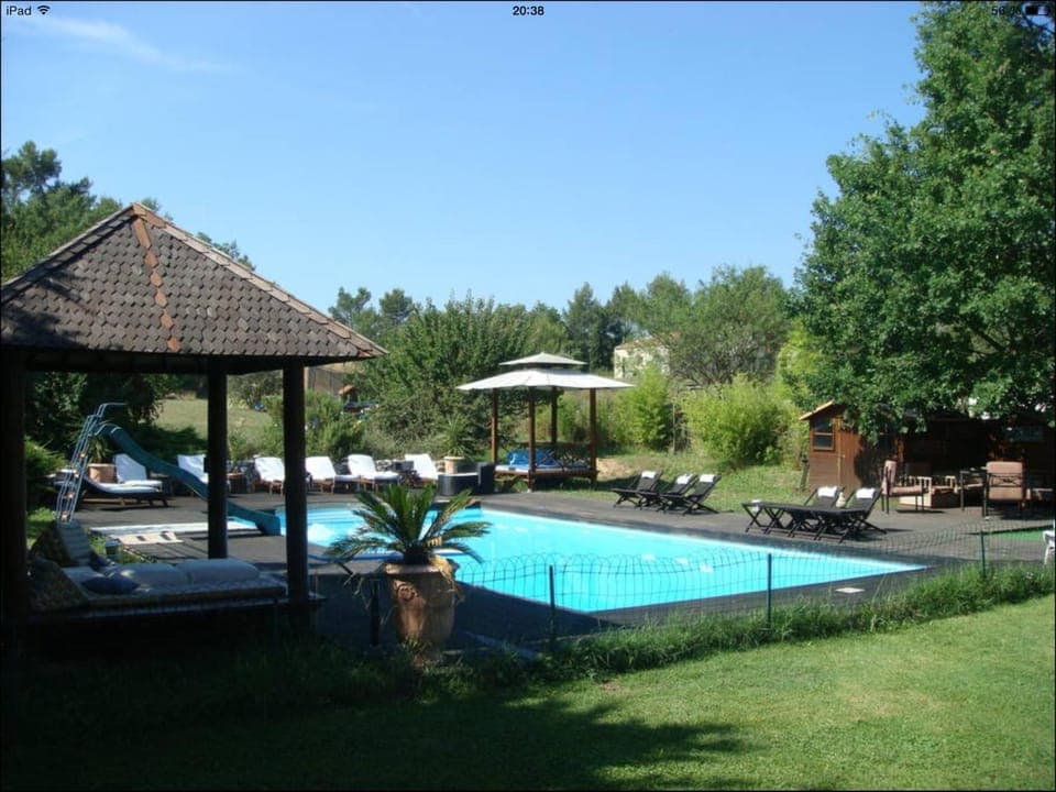 Patio, Facade/entrance, Aqua park, Swimming pool