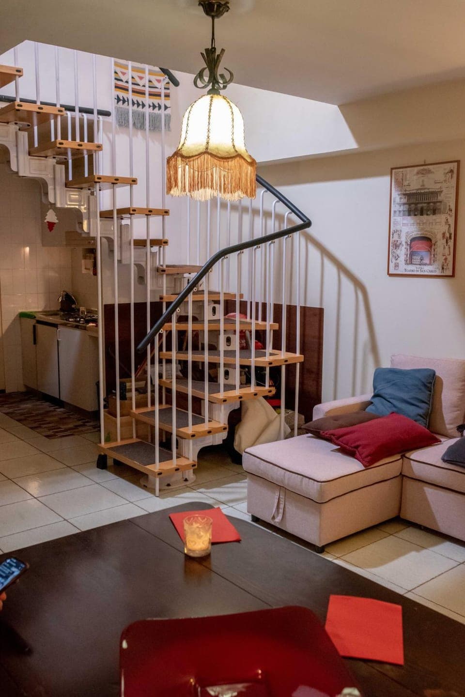 Bed, Living room, Photo of the whole room, Seating area, Bedroom