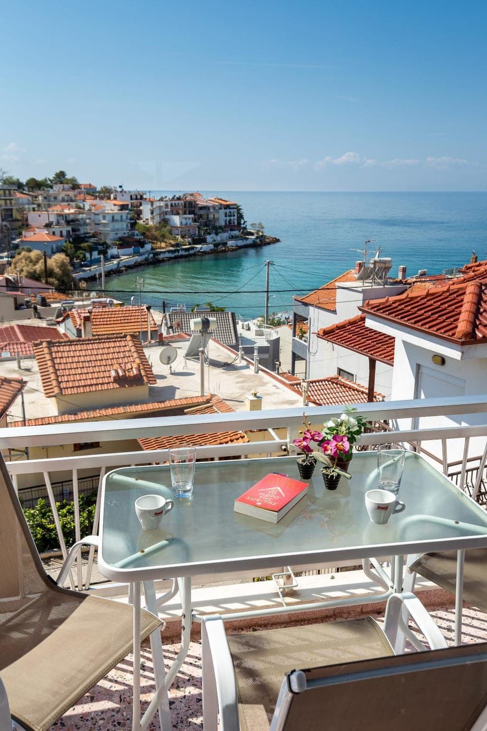 View (from property/room), Balcony/Terrace, Sea view