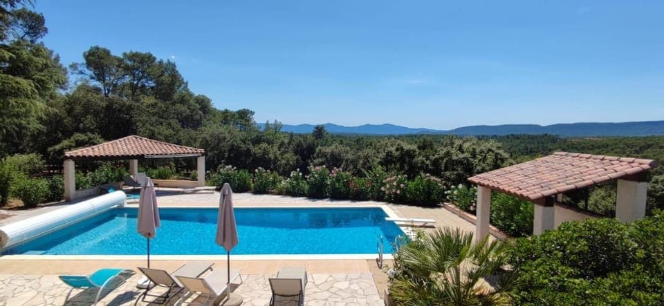 Natural landscape, Mountain view, Pool view