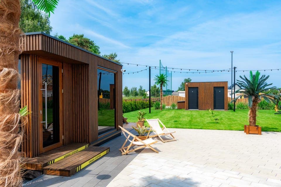 Day, Garden, Sauna, Garden view, sunbed