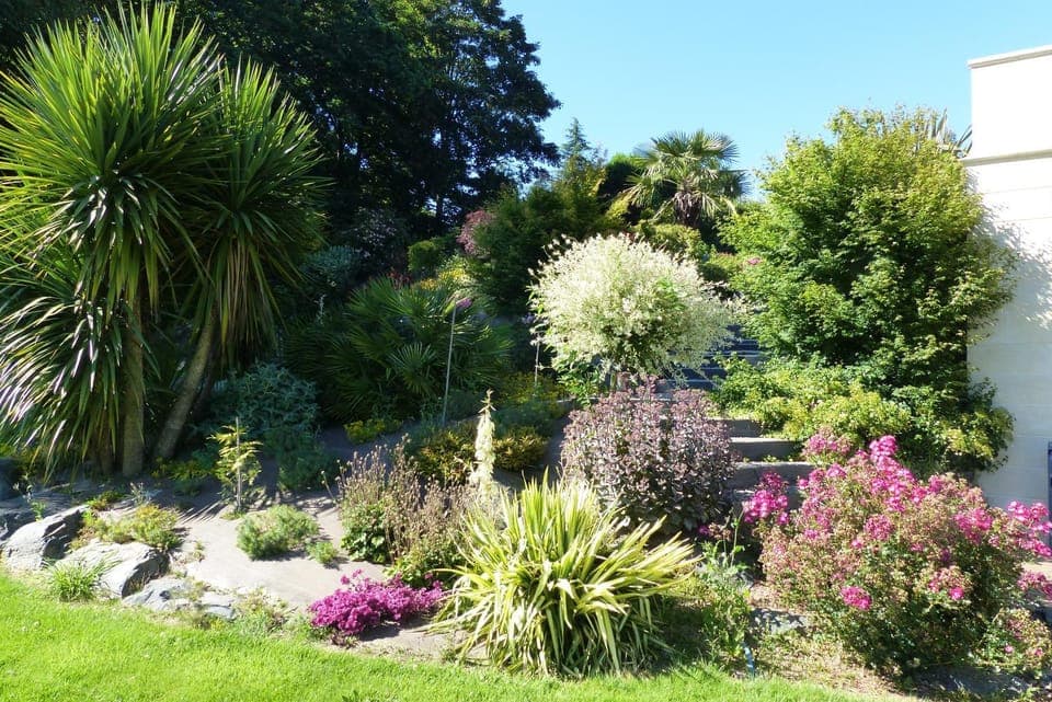 Spring, Day, Garden, Garden view