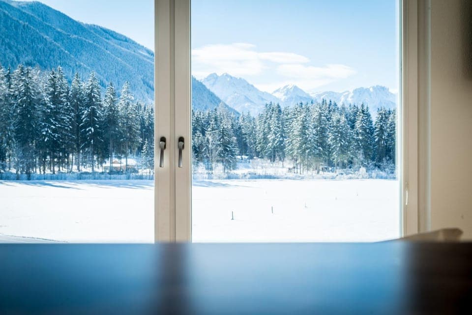 Natural landscape, Winter, Mountain view