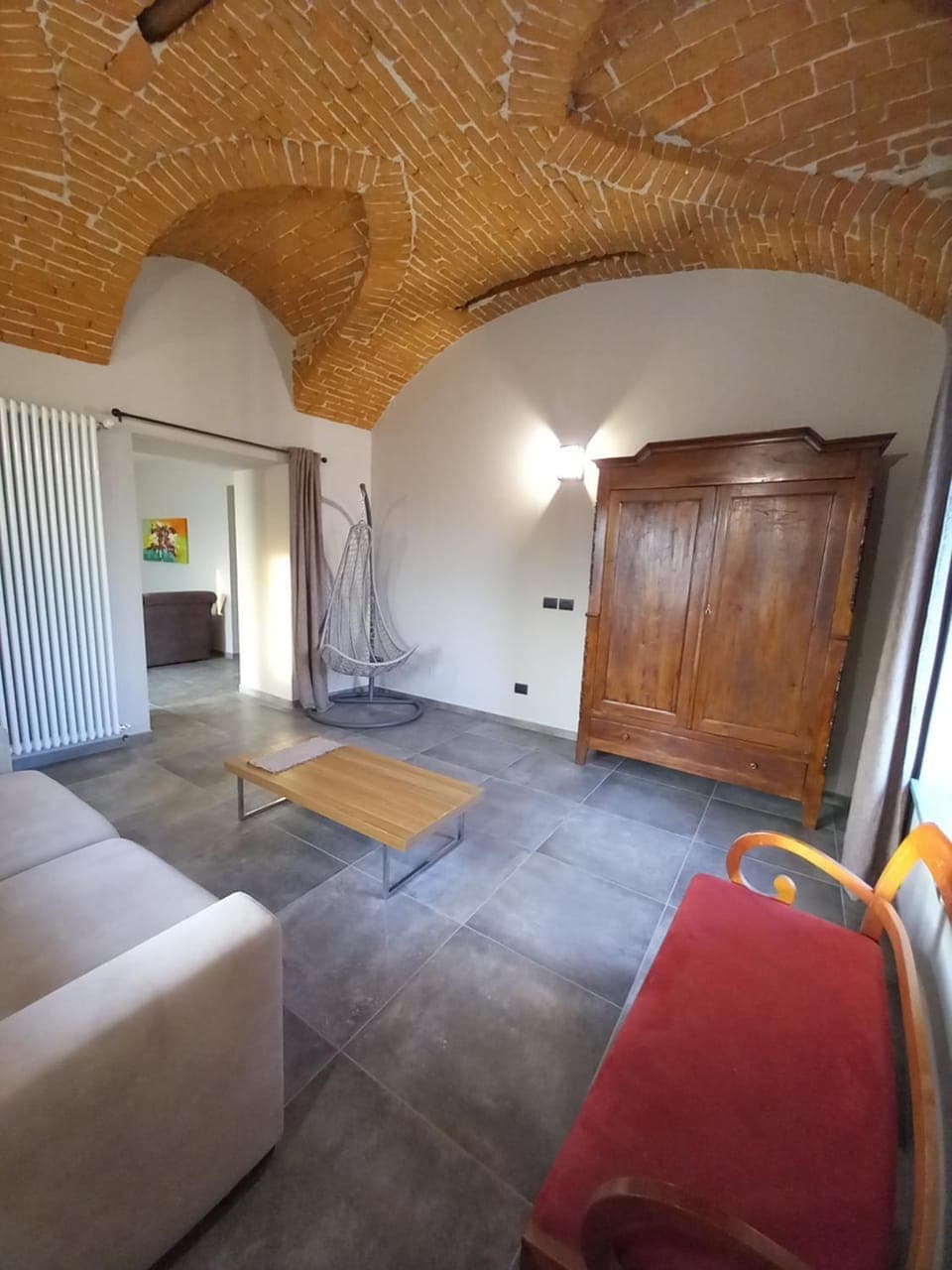 Bed, Living room, Seating area, wardrobe