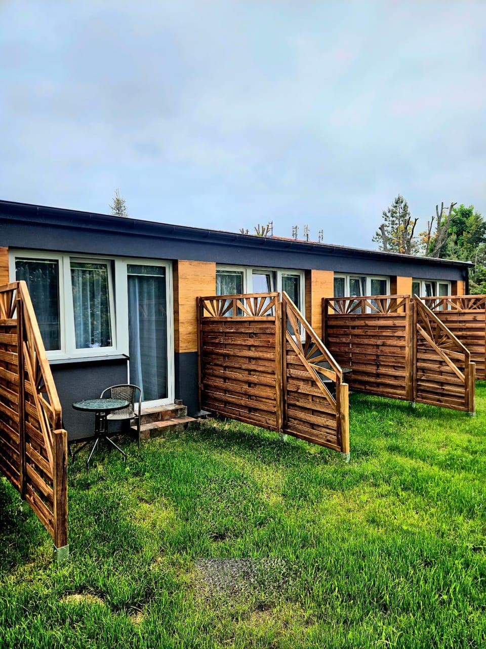 Property building, Garden view