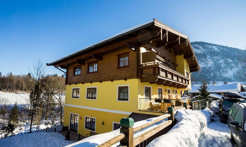 Property building, Day, Winter, Mountain view
