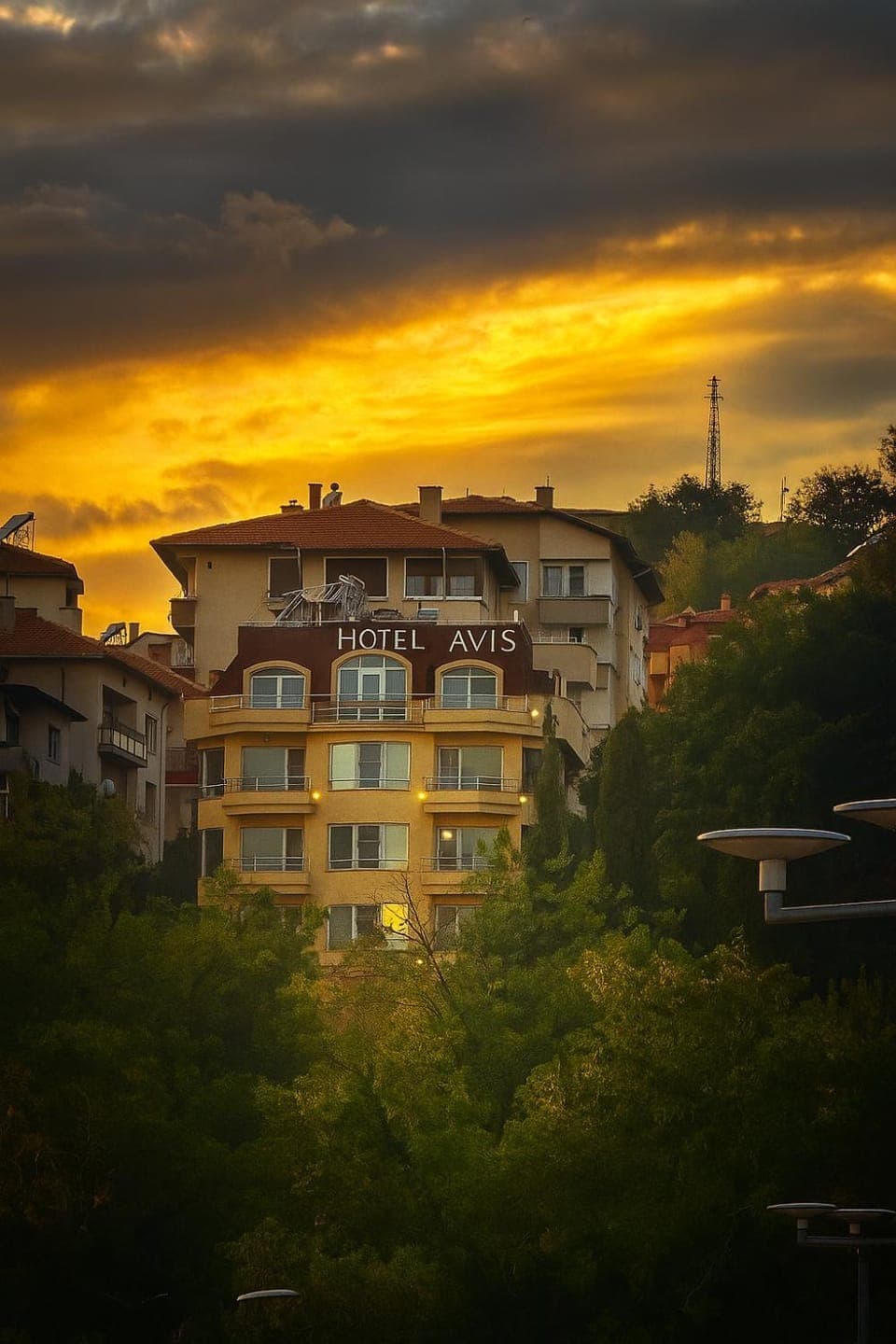 Property building, Facade/entrance, View (from property/room), City view