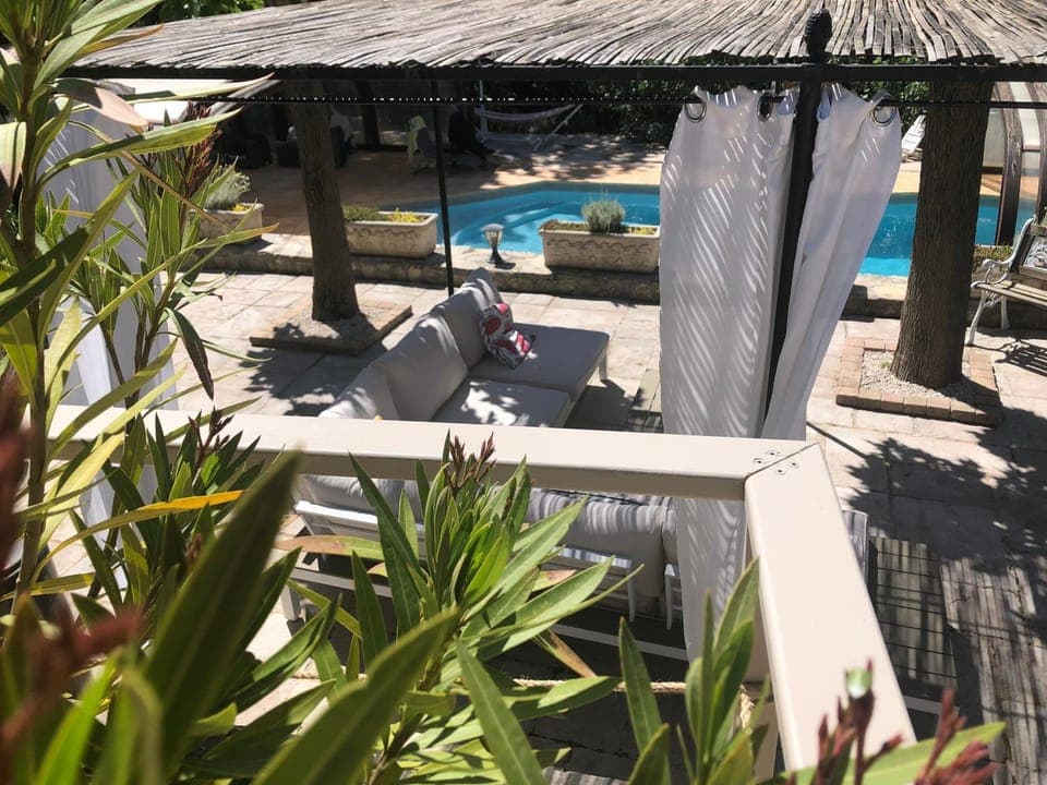 Patio, Communal kitchen, Pool view, Swimming pool