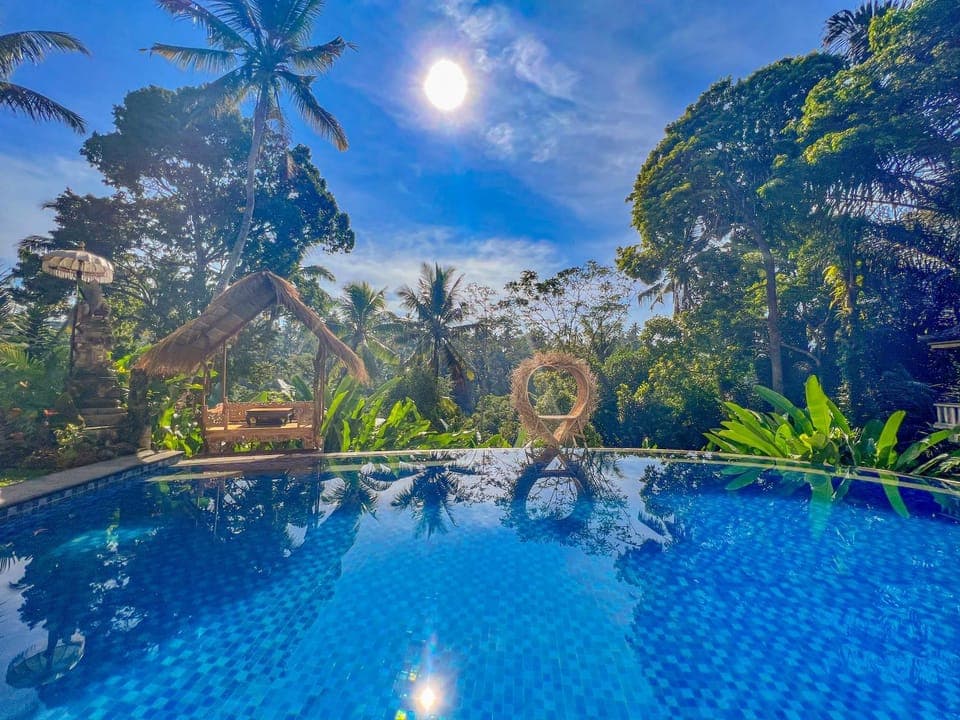 Day, Natural landscape, Garden view, Pool view, Swimming pool