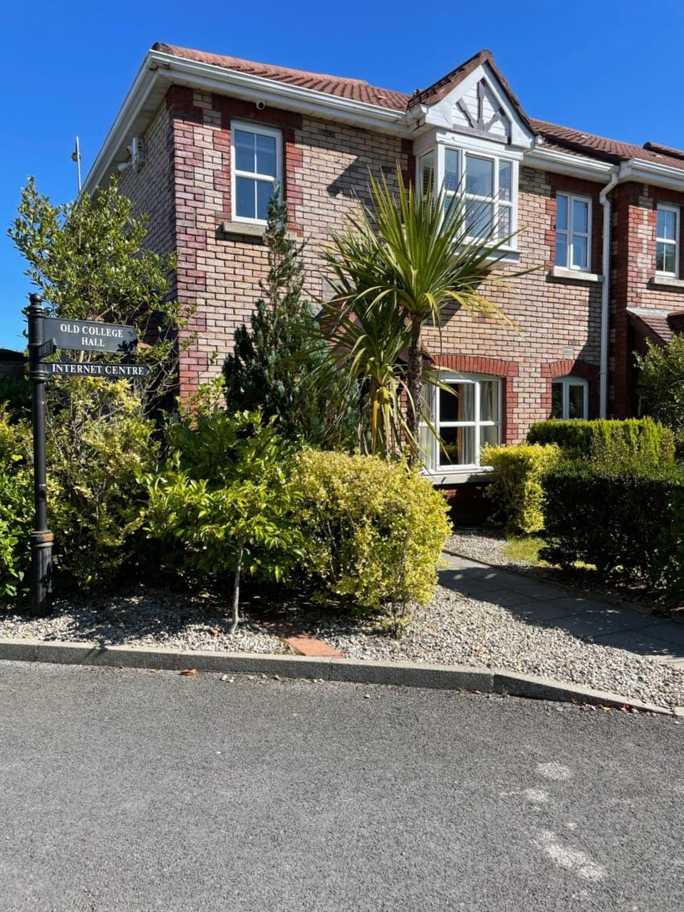 Property building, Garden view