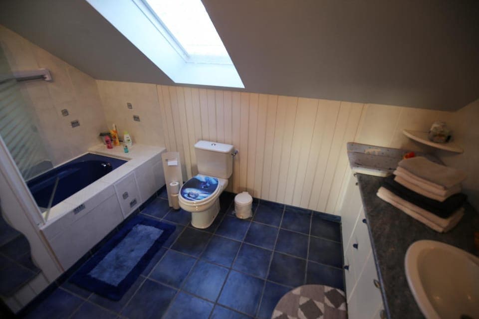 Toilet, Bathroom, towels