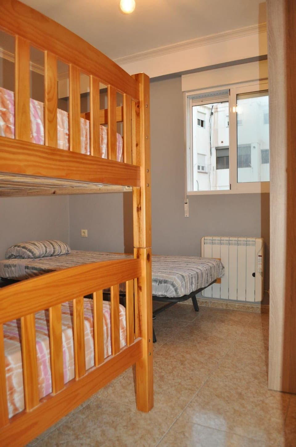 Photo of the whole room, bunk bed