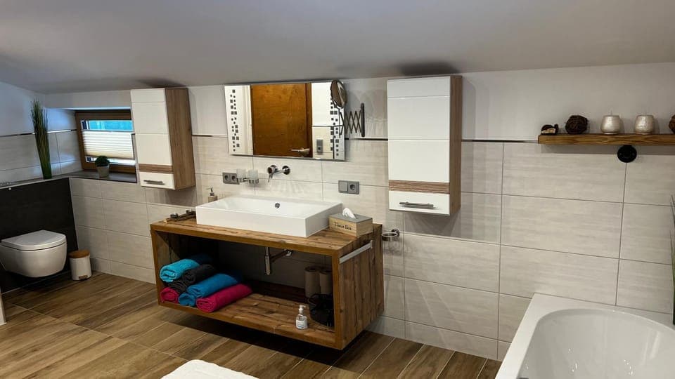 Toilet, Bathroom, Open Air Bath, Bath, towels