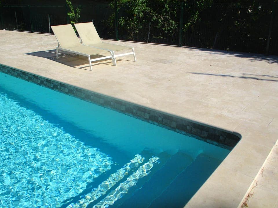 Solarium, Pool view, Swimming pool, sunbed