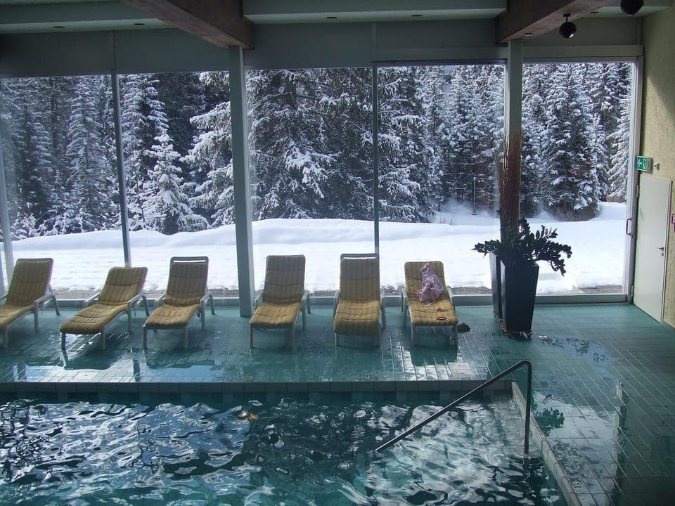 Winter, Hot Tub, sunbed