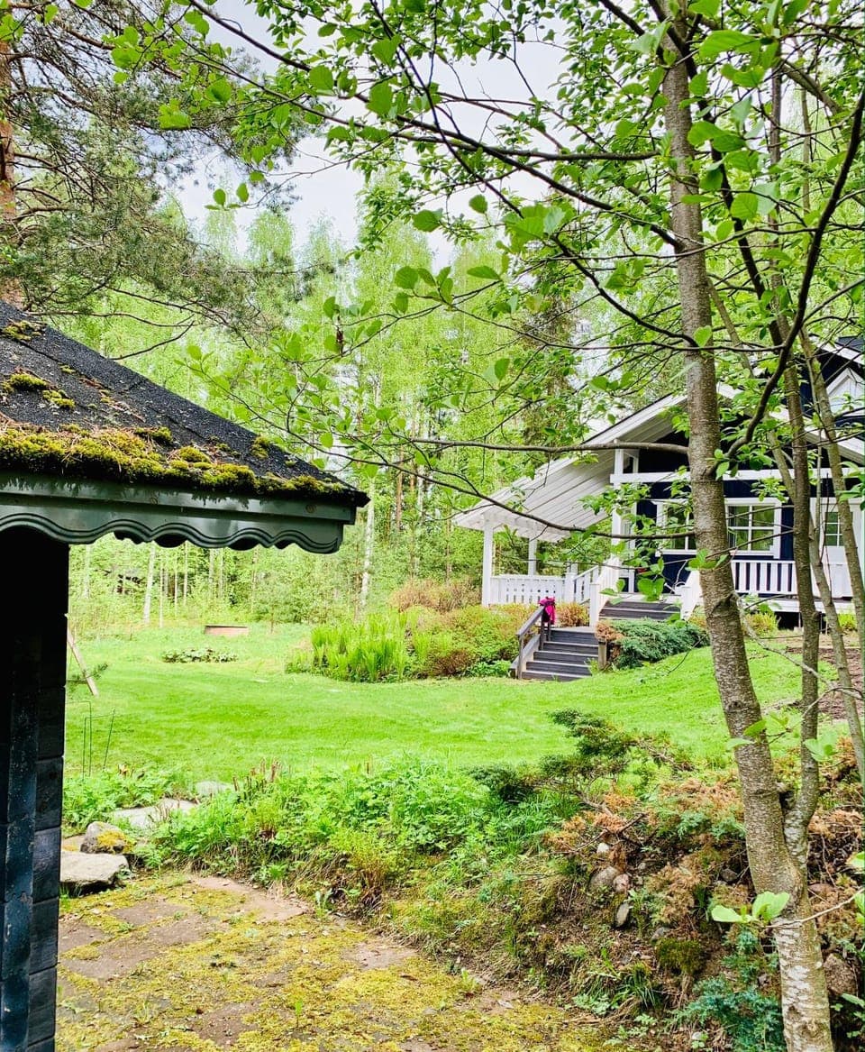 Property building, Garden view