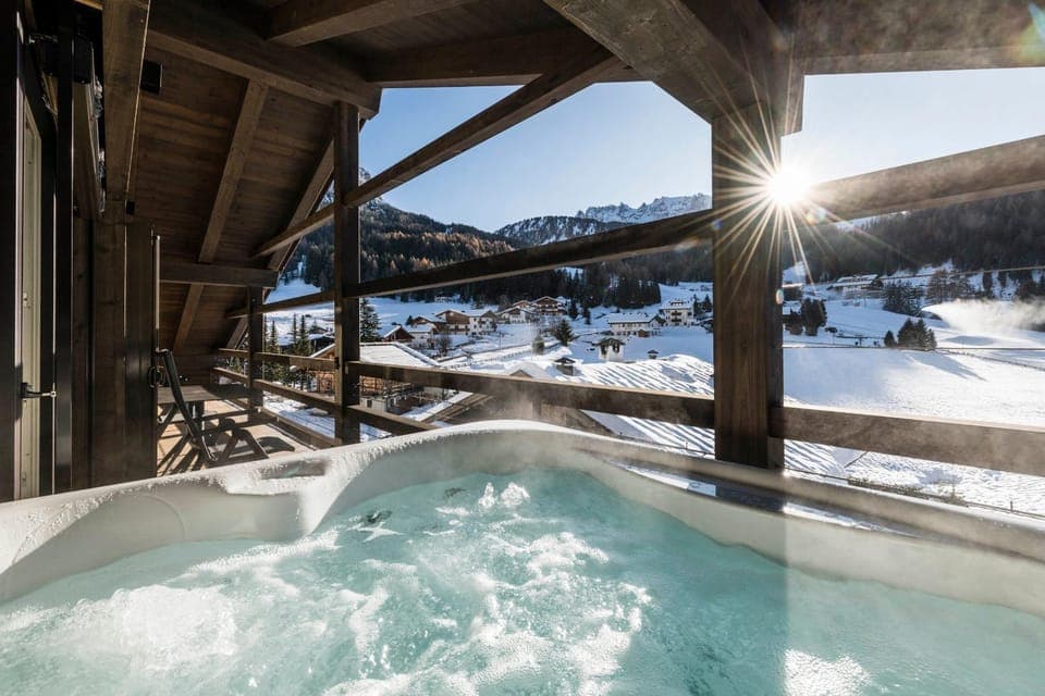 Natural landscape, Bird's eye view, Hot Tub, Mountain view