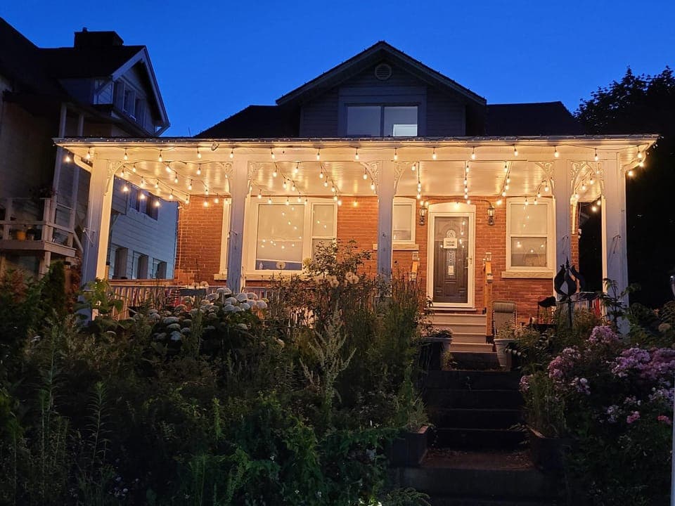 Property building, Garden view