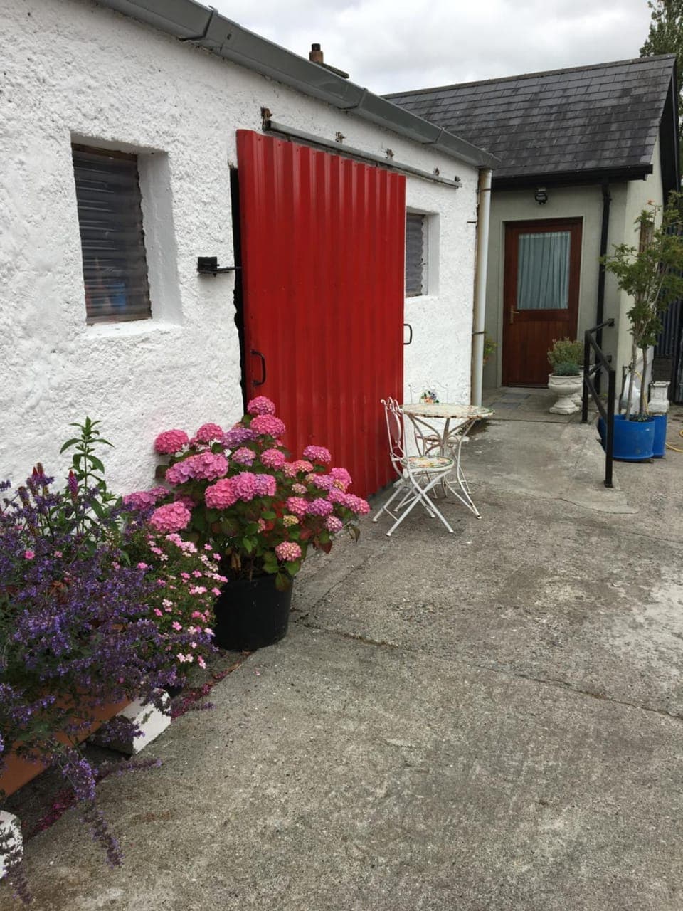 Property building, Patio