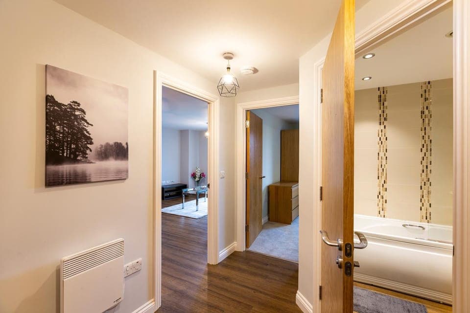 Bathroom, Living room, Dining area, Bedroom, Bath