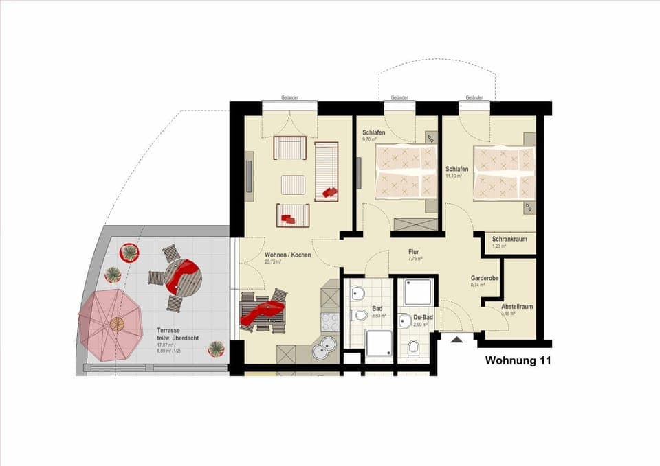Decorative detail, Floor plan