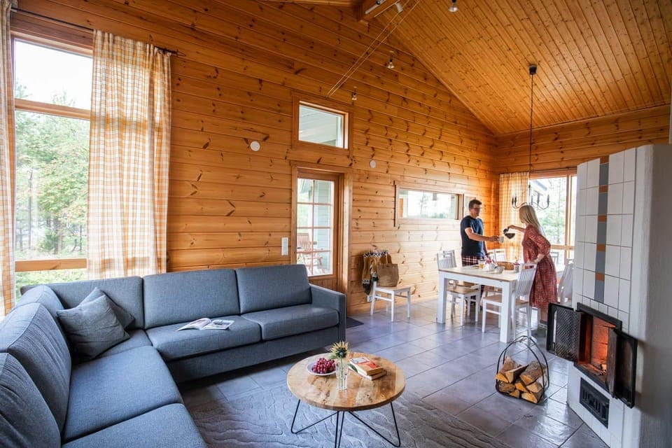 Living room, Seating area, Dining area