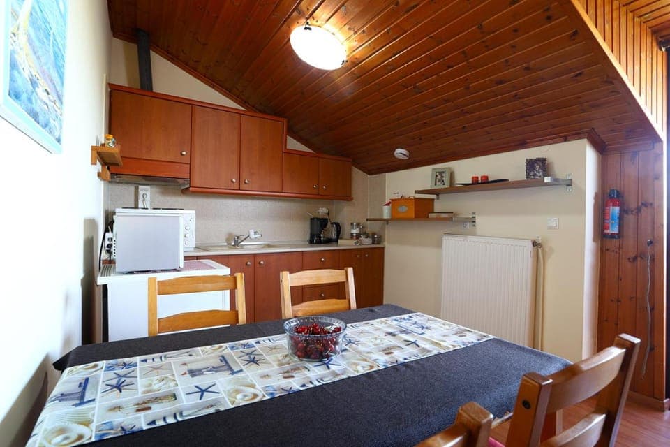 Coffee/tea facilities, Kitchen or kitchenette, Dining area, heating, minibar, oven, pet friendly, stove