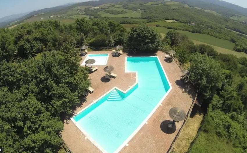 Natural landscape, Bird's eye view, Garden, Mountain view, Pool view, Swimming pool, Swimming pool