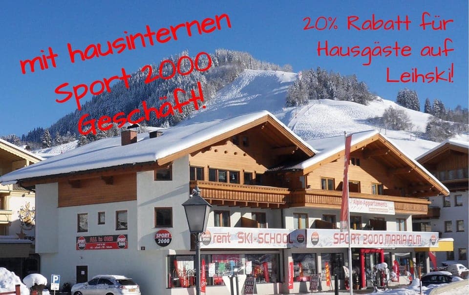 Property building, Winter, Ski School, Skiing