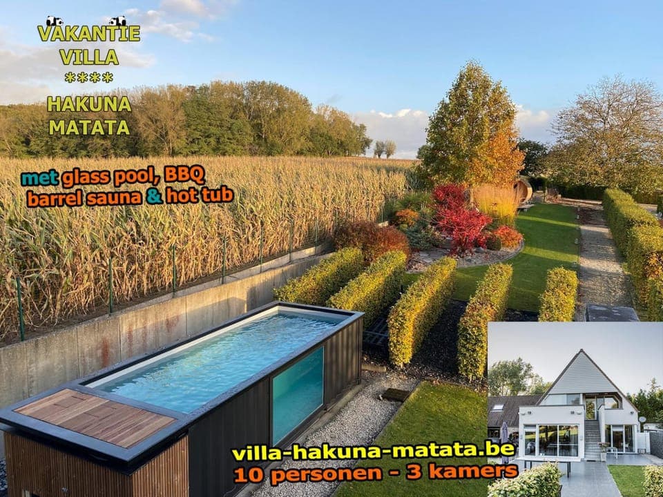 Day, Garden, Text overlay, Garden view, Pool view, Swimming pool, Swimming pool