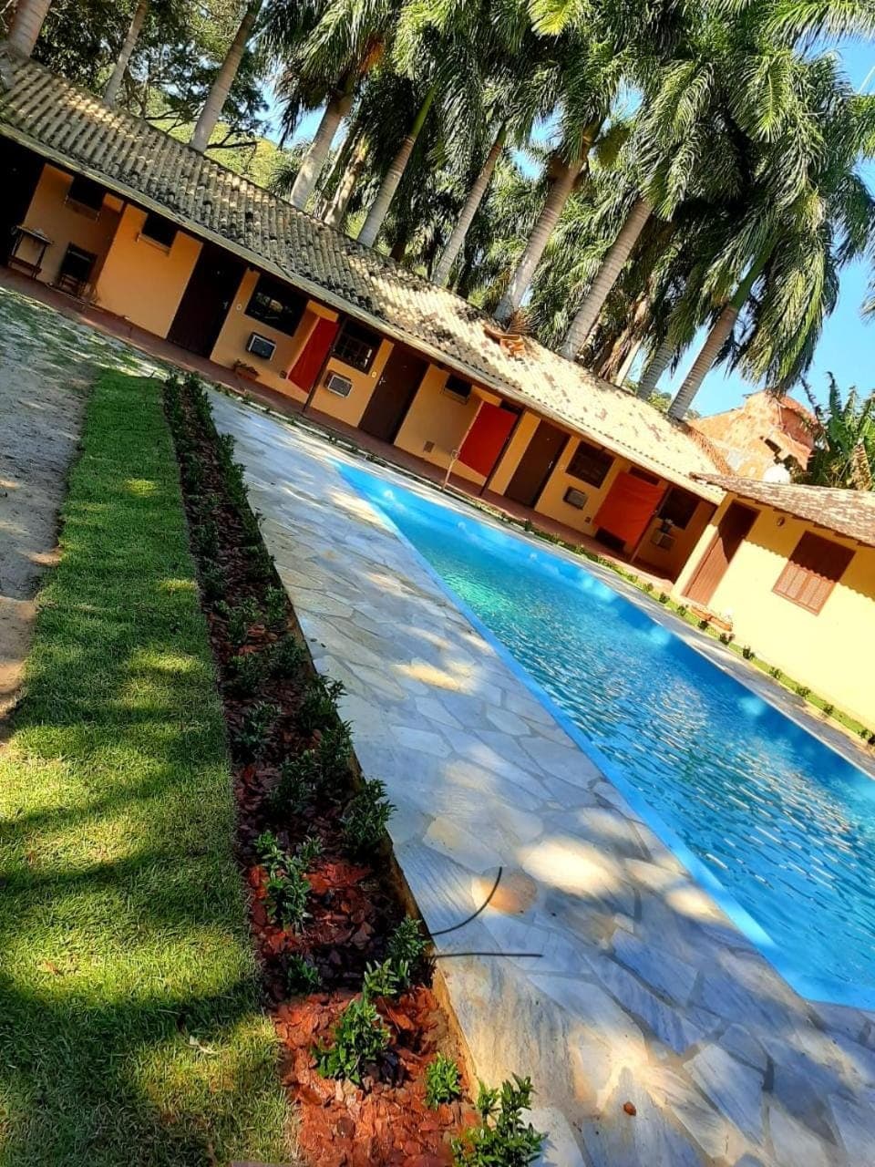 Property building, Spring, Day, Garden, Garden view, Pool view, Swimming pool