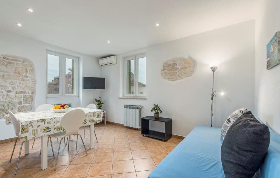 Property building, Living room, Dining area