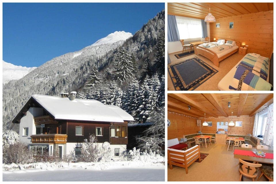 Property building, Winter, Seating area