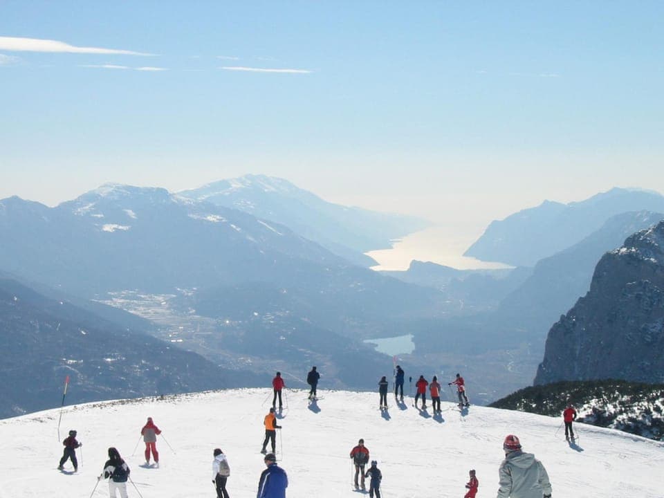 Natural landscape, Winter, Skiing
