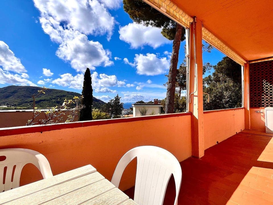 Day, Natural landscape, View (from property/room), Balcony/Terrace, Dining area, Mountain view