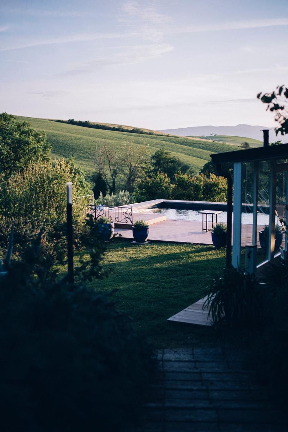 Natural landscape, Pool view